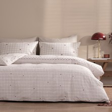 Puffy Eftelya Tek Kişilik Nevresim Takımı - Bej