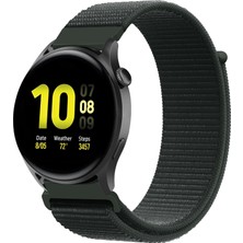 Storemax 20MM Akıllı Saat Modelleri Için Galaxy 7/6/5/4 Serisi (40MM/44MM) 6/4 (43MM/42MM) 5 Pro 45MM Uyumlu Hafif Kumaş Hasır Kordon