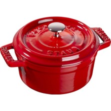 Storemax Mini Cocotte, Indüksiyonlu, Dökme Demir, Kiraz Kırmızısı, 10 Cm, 13 x 10 x 7 Cm, 1 Adet