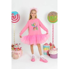 Star Pearl Kids Kız Çocuk Dog Dress Elbise