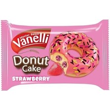 Storemax Vanellı Donut Kaplamalı Çilek Soslu Kek 35GR(1 Kutu)