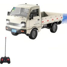 Storemax Kumandalı Rc Kamyonet, Işıklı, Buhar Atan, Şarjlı Iş Makinesi Araç Yük Taşıma Aracı Kamyonet (Beyaz)
