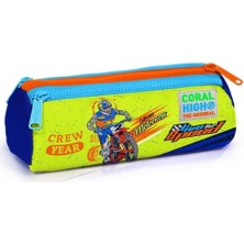 Storemax Lacivert Sarı Motosiklet Üç Bölmeli -Erkek Çocuk
