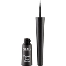 Storemax Note Cosmetics Note Elegant Matte Dipliner Waterproof Siyah 01