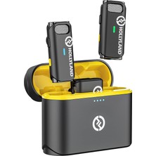 Storemax Lark M1 Kablosuz Yaka Mikrofonu, Aktif Gürültü Azaltma, 200 M Menzil, 8 Saat Pil Ömrü, Ultra Mini Taşınabilir, Kablosuz Takmalı Mikrofon, Kamera,, Pc Için (Siyah)