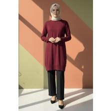 Modarte Yanları Düğme Detaylı Şık Tunik