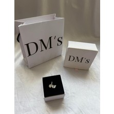 DMs Silver Yazılı Kelebek Gümüş Charm'ı