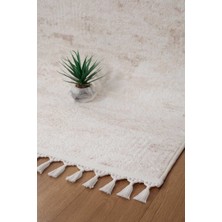 Valery Home Yıkanabilir Kaymaz Taban Salon,Oturma Odası,Mutfak,Antre,Koridor Halısı Violet Bej