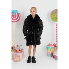Star Pearl Kids Kız Çocuk Kürk Mont