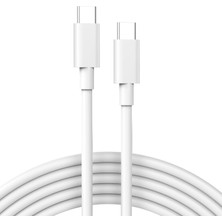 Storemax Happy Şarj Kablosu 15/15 Plus/ 15 Pro/ 15 Pro Max Uyumlu Type-C To Type-C Şarj Kablosu Ayrıca Oppo ve Diğer Modellere Uyumlu