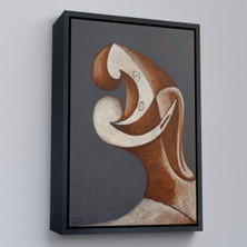 Oxyteez Ahşap Çerçeveli Pablo Picasso - Soyut Baş TABLOSU-7382