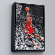 Oxyteez Ahşap Çerçeveli Michael Jordan TABLO-7856