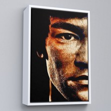 Oxyteez Ahşap Çerçeveli Bruce Lee TABLOSU-7812