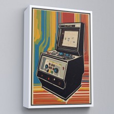 Oxyteez Ahşap Çerçeveli Atari Vintage Klasik Model TABLOSU-8068