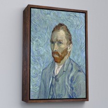 Oxyteez Ahşap Çerçeveli Vincent Van Gogh Otoportre TABLO-7446