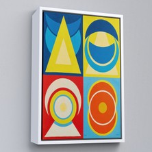 Oxyteez Ahşap Çerçeveli Auguste Herbin - Lune I TABLO-7358