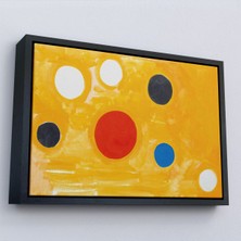 Oxyteez Ahşap Çerçeveli Alexander Calder - Kozmik Tic Tac Toe TABLO-7107