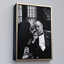 Oxyteez Ahşap Çerçeveli Godfather Mafya Film TABLO-7807