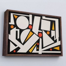 Oxyteez Ahşap Çerçeveli Auguste Herbin - Neige TABLO-7104