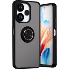 Eco Port Xiaomi Redmi 13 4g Kılıf Montreal Yüzüklü Silikon Kapak - Siyah