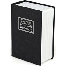 Storemax Kitap Görünümlü Kumbara Gizli Kasası Kitap Kumbara (Siyah, Büyük)