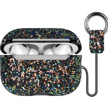 Eco Port Onegif Airpods 2 (2.nesil) Bright Simli Airpods Kapak - Siyah