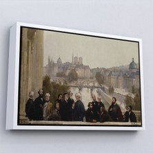 Oxyteez Ahşap Çerçeveli Henri Gervex - Yüzyılın Panoraması Rousseau TABLO-7095