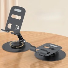 storemax ld 12 360 derece dönebilen metal, katlanabilir, alaşımlı 3 noktadan ayarlanabilen tam bir  - performans ürünü telefon tutucu ve telefon standı (siyah)
