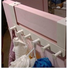 Storemax Kapı Askısı Kancaları Beyaz Metal Robe Havlu Kemerleri