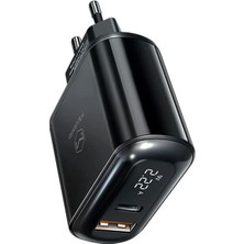 Storemax CH-7170 Pd 3.0 20W 1xusb 1xtype-C Girişli LED Göstergeli Şarj -Siyah
