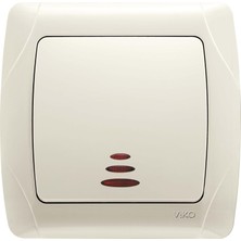 Storemax Carmen Krem Işıklı Anahtar Çabuk Bağlantı