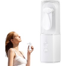 Storemax El Tipi Taşınabilir Mini Çanta Fanı - Şarj Edilebilir USB Kişisel Fan ve El,kapalı Alan Sınıf Araç Kamp Ofis Plaj Seyahat Dış Mekan Kişisel Serinletme 1200 Mah Yüksek Kapasite