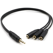 Storemax PX-3AUX 3 Lü Çoklayıcı, 3 x 3.5 mm Aux, 1 Giriş 3 Çıkış 3.5mm Jak Kablo