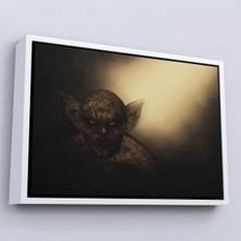 Oxyteez Ahşap Çerçeveli Halloween Ibis Demon TABLOSU-7242