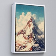 Oxyteez Ahşap Çerçeveli Everest Dağı TABLO-7604