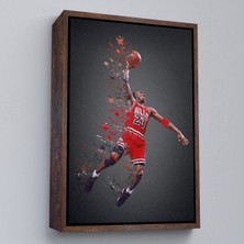 Oxyteez Ahşap Çerçeveli Michael Jordan TABLO-7730