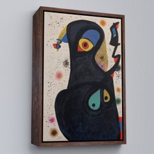 Oxyteez Ahşap Çerçeveli Citon Joan Miro - Vladimir TABLO-7484