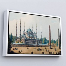 Oxyteez Ahşap Çerçeveli Sultan Ahmet Cami Osmanlı Dönemi TABLOSU-7032