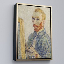 Oxyteez Ahşap Çerçeveli Vincent Van Gogh - Otoportre TABLO-7457