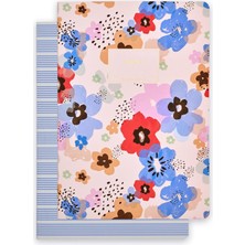 Episode Modern Florals Anemone & Stripe 2'li B5 Defter