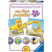 Storemax 30743 Inşaatçı Hayvanlar Çocuk Puzzle, 9x2 Parça