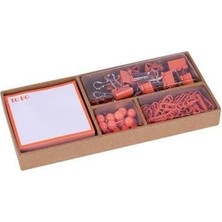 Apli Fluor Collection Red - Kırtasiye Seti