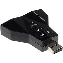Storemax 4931 7.1 7 Kanal Mikrofon Destekli Çift Girişli Çevirici Harici USB Ses Kartı