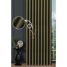 Yunilla Blackout Fon Perde V-2036 Asker Yeşili