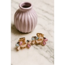 Gigi Giyim Dört Yapraklı Çiçek Figürlü Kadın Mandal Toka