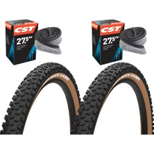 Cst Rock Hawk 27.5x2.25 Amber Yanak Bisiklet Lastik Seti