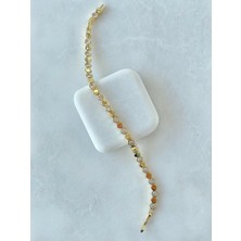 Asteria Jewelry 14K Ayar Kaplama Bal Peteği Bileklik