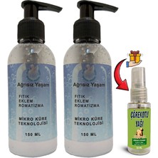 Ağrısızyaşam Jeli: 2 Tane Mikro Küre Teknolojisi 150 ml Jel + Çörek Otu Yağı