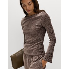 Marks & Spencer Plise Detaylı Bluz
