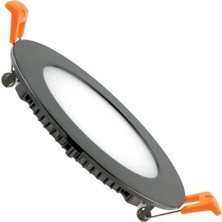 Maxled 9W Siyah Kasa Yuvarlak Sıva Altı LED Panel 4000K